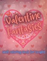 Valentine Fantasy, Adult Coloring Book for Couples