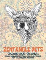 Zentangle Pets - Coloring Book for Adults - German Wirehaired Pointers, Kerry Blue Terriers, Van Cat, Labrador, and More