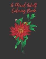 A Floral Adult Coloring Book