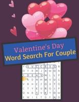 Valentine's Day Word Search For Couple