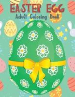 Easter Egg Adult Coloring Book