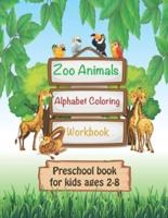 Zoo Animals Alphabet Coloring Workbook