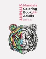 Animals Mandala Coloring Book For Adults ( Serie 1)