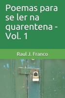Poemas Para Se Ler Na Quarentena - Vol. 1