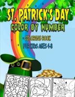 St. Patrick's Day Color by Number Coloring Book for Kids Ages 4-8