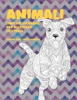 Libri Da Colorare Per Alleviare Lo Stress - Disegni Anti Stress Animali - Animali