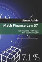 Math Finance Law 37
