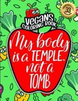 Vegans Coloring Book