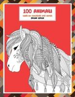 Libri Da Colorare Per Adulti - Pagine Spesse - 100 Animali