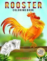 Rooster Coloring Book for Adults