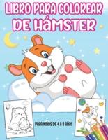 Libro Para Colorear De Hámster Para Niños De 4 A 8 Años