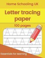 Letter Tracing Paper 100 Pages