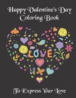 Happy Valentine's Day Coloring Book