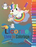 Licorne Livre De Coloriage Pour Les Enfants
