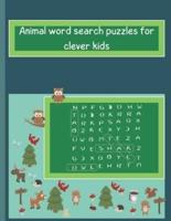 Animals Word Search Puzzles for Clever Kids