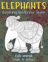 Cute Animal Coloring Books for Teens - Under 10 Dollars - Elephants