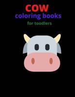Cow Coloring Book for Toddlers