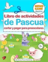 Libro De Actividades De Pascua Cortar Y Pegar Para Preescolares MEMO GAME Dentro!