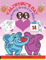 Valentine`s Day Coloring Book For Kids