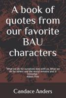 A Book of Quotes from Our Favorite BAU Characters