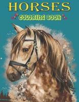 Horses Coloring Book : Fun Horses Relaxing Coloring Book For Horse Lovers