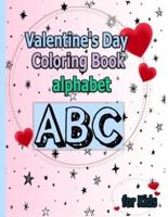 Valentine'day Coloring Alphabet Abc for Kids