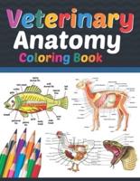 Veterinary Anatomy Coloring Book: Veterinary Anatomy Student's Self-test Coloring Book for Anatomy Students   Perfect Gift for Medical School Students, Nurses, Doctors and Adults. Veterinary Anatomy Student Self Test Coloring Workbook.