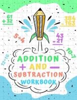 Addition and Subtraction Workbook: Math Drills Activity Book with Games and Practice Problems for Kids Ages 3-8 Grade 1-5