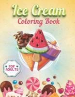 Ice Cream Coloring Book For Adults
