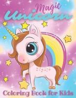 Magic Unicorn Coloring Book for Kids