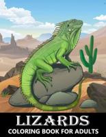 Lizards Coloring Book for Adults