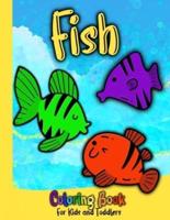 Fish Coloring Book for Kids and Toddlers