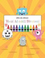 Libro Da Colorare Mostri Adorabili Divertenti