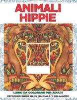 Libro Da Colorare Per Adulti - Patrones Increíbles Mandala Y Relajante - Animali Hippie
