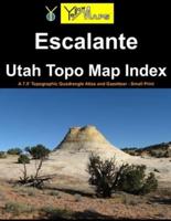 Escalante Utah Topo Map Index