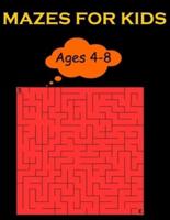 Mazes For Kids Ages 4-8