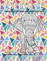 Libros Para Colorear Para Adolescentes - Diseños De Animales Para Aliviar El Estrés - Animales - Elefante