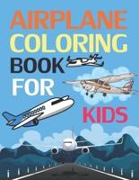 Airplane Coloring Book For Kids