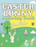 Easter Bunny Coloring Book For Kids