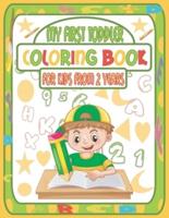 My First Toddler Coloring Book for Kids From 2 Years