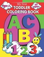 My First Toddler Coloring Book ABC 123