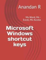 Microsoft Windows Shortcut Keys