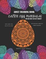 Adult Coloring Book Easter Egg Mandalas
