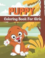 Puppy Coloring Book for Girls