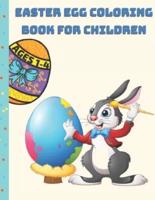 Easter Egg Coloring Book for Children Ages 1-4