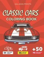 Classic Cars Coloring Book