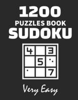 1200 Sudoku Puzzles Book