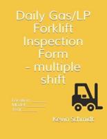 Daily Gas/LP Forklift Inspection Form - Simplified