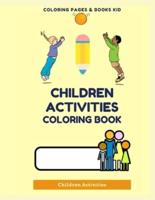 Children Activities Coloring Book
