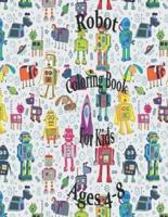 Robot Coloring Book For Kids Ages 4-8: Coloring Book for Boys, Robot Coloring Book (Konnect Kids Coloring Books), 8.5 * 11, 31 pages